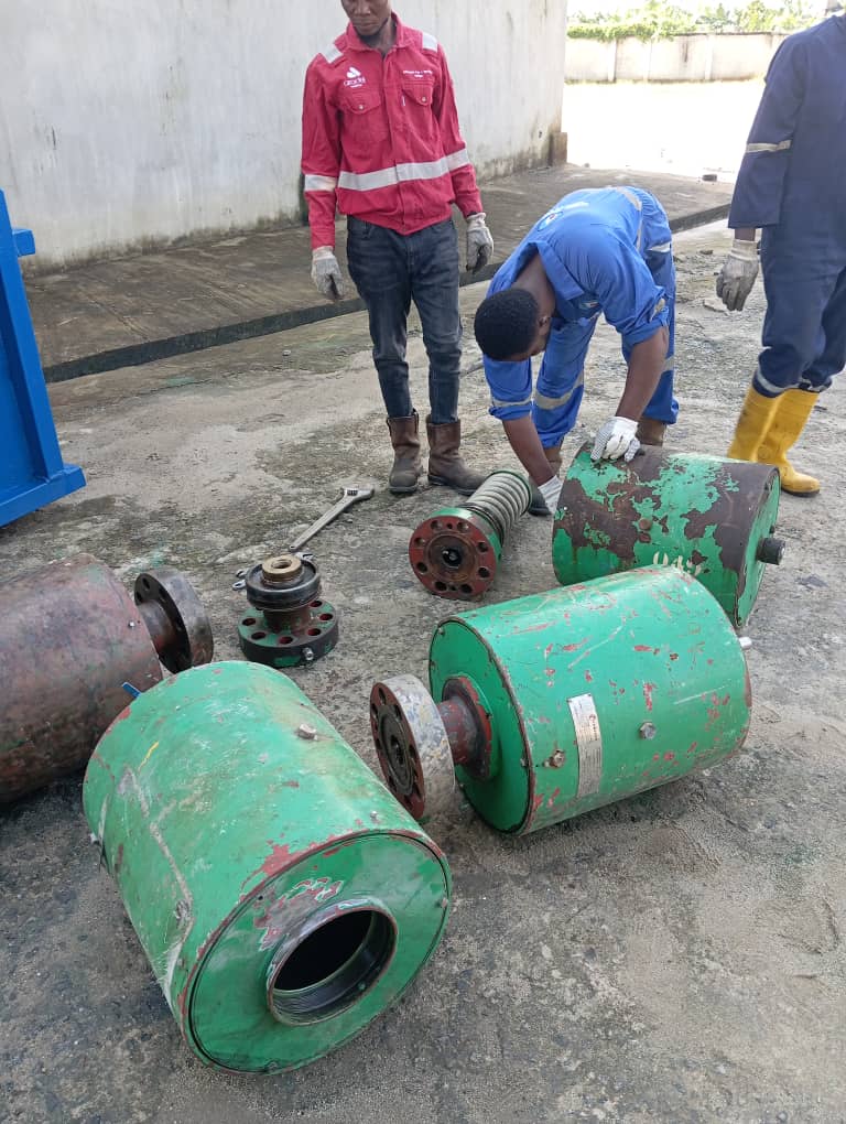 Installation of actuator and CCU panel at Omerelu